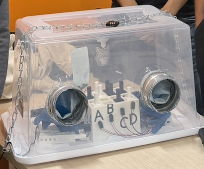 The finished escape-room puzzle controller