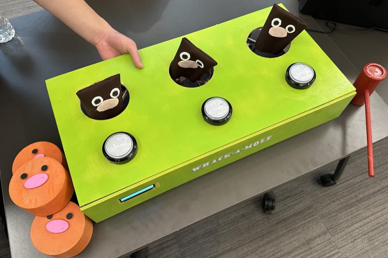 Whack-a-Mole Electromechanical Game